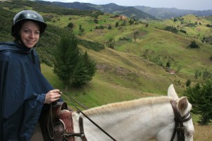 Ragnhild - i et utrolig flott landskap å ri i!