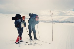 Rett før siste nedkjøring mot Grotli
