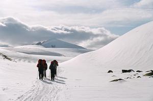 Innover fra Kongsvold mot Snøhetta