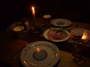 Kveldens meny - rakfisk med tilbehør