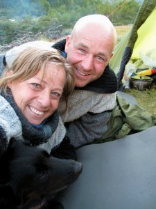 Lang morgen og lang kveld utenfor teltet!