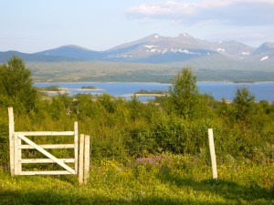 Fantastisk utsikt mot Sylmassivet