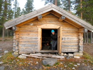 Løpsjøkoia ca 7 km fra Rena sentrum. Idyllisk plassert langs elva.