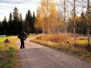 Underveis traff vi bl.a. på noen høner og haner som villig lot seg fotografere