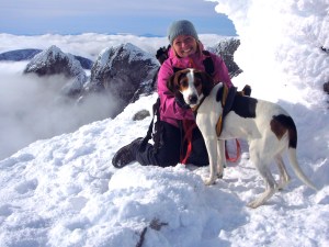 Jeg og Karo på toppen