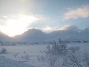 Nydelig landskap - men kaldt. Ca 20 minusgrader.
