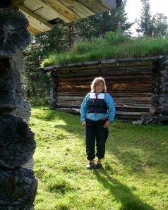 Flotte båthus på vestsiden av Vesle Sølensjøen