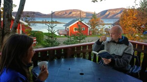 Morgenstund på terassen