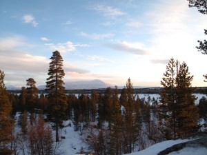 Flott utsikt utover Roasten