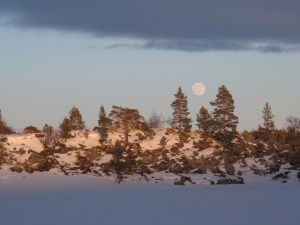 Fullmåne over Vonsjøen