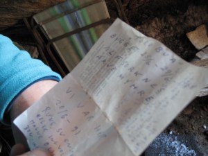 Bjørnehiets form for hyttebok